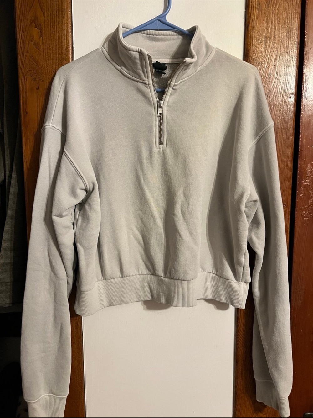 Wild Fable cropped quarter zip sweatshirt